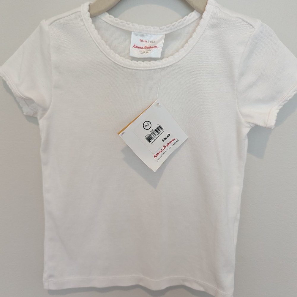 NWT Hanna Andersson Solid Power Tee